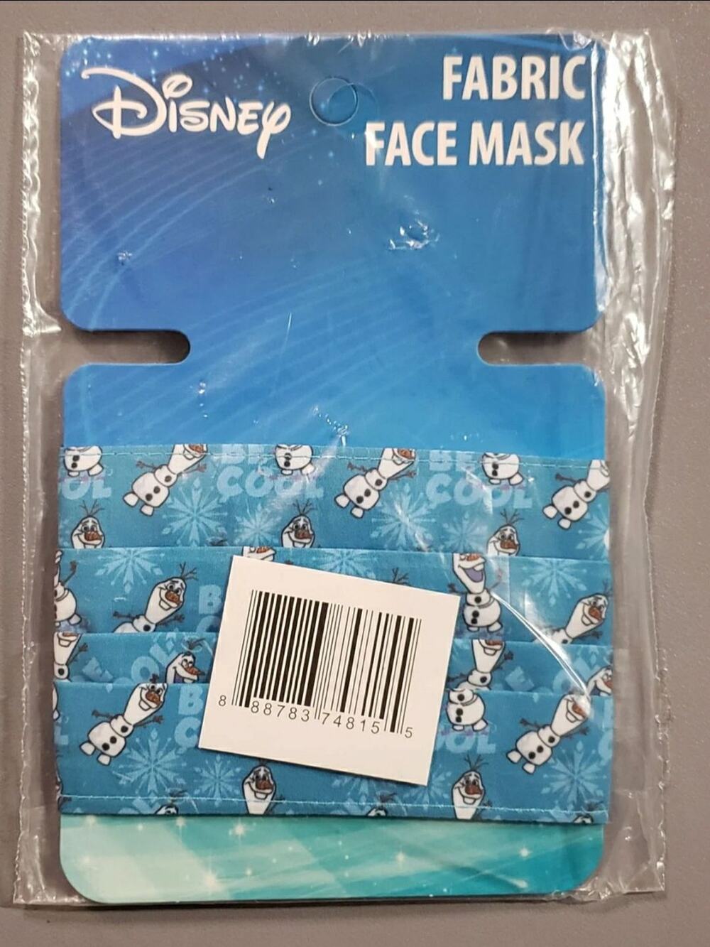 Disney Frozen Olaf Blue Kids Face Mask